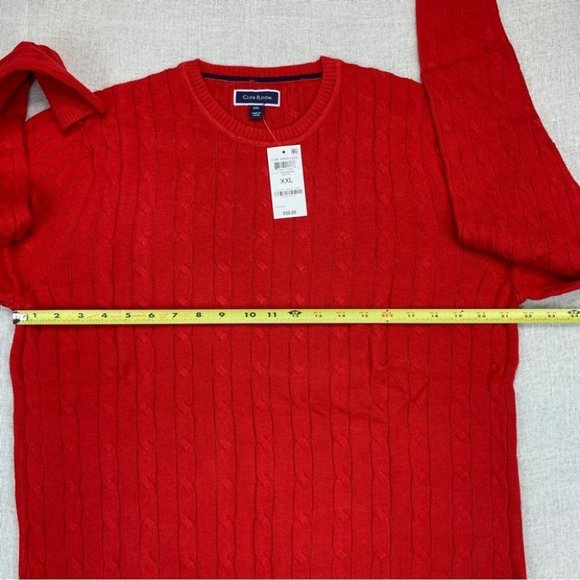 Club Room Mens Sweater Cable-Knit Cotton Sweater size XXL - Picture 7 of 10